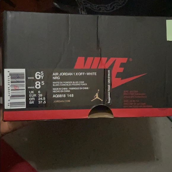 Off white Jordan 1 - Picture 8 of 10